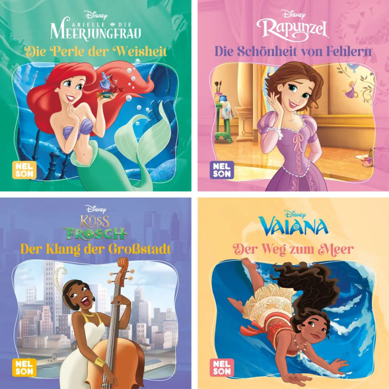 Carlsen Verlag: Maxi-Mini Box 4 Disney Prinzessin Bücher | Pappbilderbücher für Kinder
