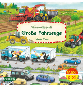 MaxiPixi 488 Große Fahrzeuge Wimmelspaß