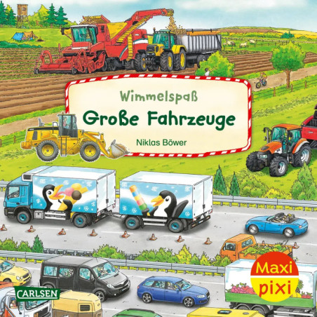 MaxiPixi 488 Große Fahrzeuge Wimmelspaß