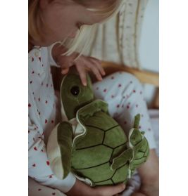 by ASTRUP Plüsch Schildkröte gewichtet 1,6kg – Beruhigendes Kuscheltier ab 3 J.