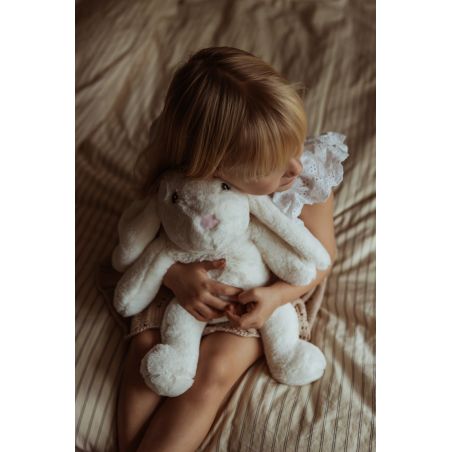 by ASTRUP® Plüsch Hase 1,2 kg | Kuscheliger Spielgefährte | Realistisches Design | Ab Geburt | 84685