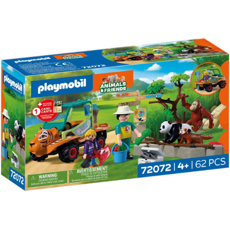 PLAYMOBIL 72072 Zoo: Tierpflegermobil