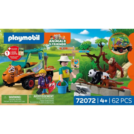 PLAYMOBIL 72072 Zoo: Tierpflegermobil