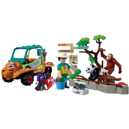 PLAYMOBIL 72072 Zoo: Tierpflegermobil