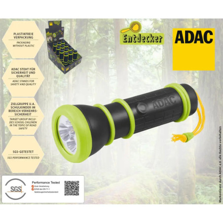 ADAC Taschenlampe mit 3 superhellen LEDs