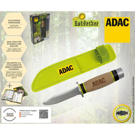 ADAC Schnitzmesser, mit abgerundeter Spitze