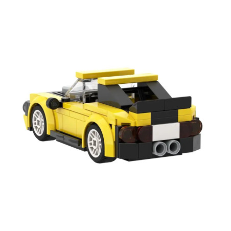 BRIXIES Plus Mini Rennwagen gelb / Mini Racer yellow