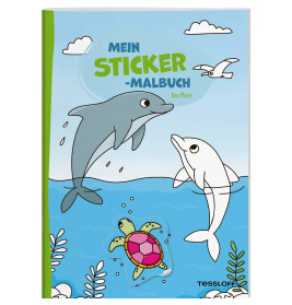 Mein Sticker-Malbuch. Am Meer