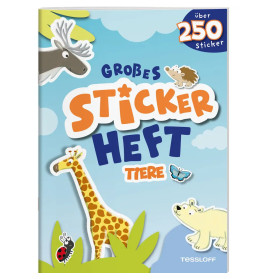 Großes Stickerheft. Tiere