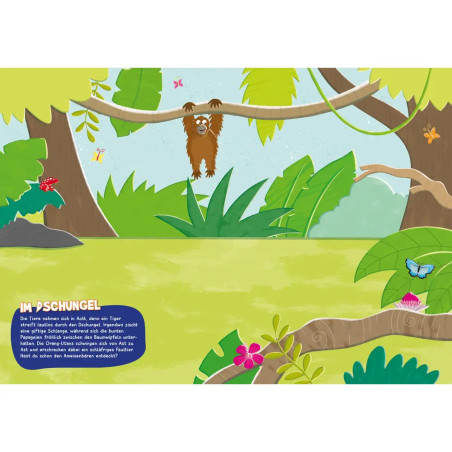 Großes Stickerheft. Tiere