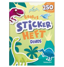 Großes Stickerheft. Dinos
