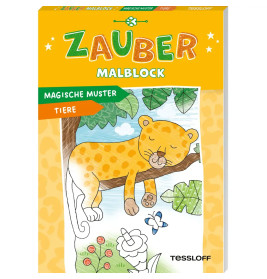Zaubermalblock. Magische Muster. Tiere