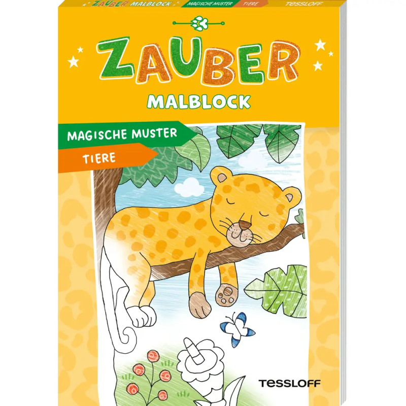Zaubermalblock. Magische Muster. Tiere
