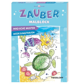 Zaubermalblock. Magische Muster. Meerjungfrauen