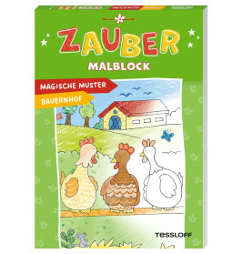 Zaubermalblock. Magische Muster. Bauernhof