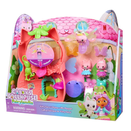 Gabbys Dollhouse Fairylandia Flutter Fairy Spielset