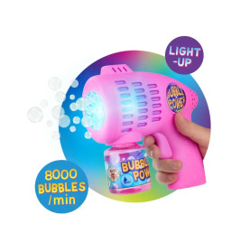 Seifenblasen-Blaster Light-Up inkl. Seifenblasenflüssigkeit 80ml, 2-fach sortiert Dieser Seifenblase