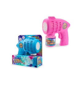 Seifenblasen-Blaster Light-Up inkl. Seifenblasenflüssigkeit 80ml, 2-fach sortiert Dieser Seifenblase