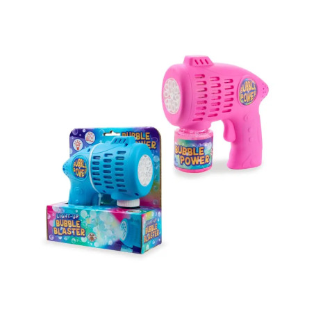 Seifenblasen-Blaster Light-Up inkl. Seifenblasenflüssigkeit 80ml, 2-fach sortiert Dieser Seifenblase