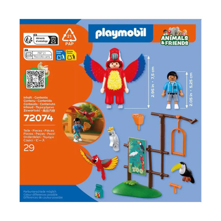 PLAYMOBIL 72074 Zoo: Maskottchen