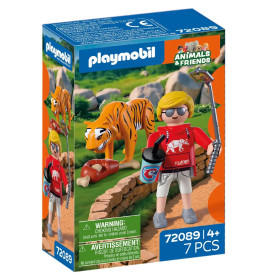 PLAYMOBIL 72089 Zoo: Tiger und Besucher