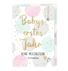 Fotokarten-Box Babys erstes Jahr - Deine Meilensteine