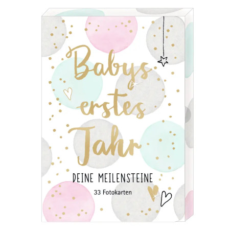 Fotokarten-Box Babys erstes Jahr - Deine Meilensteine
