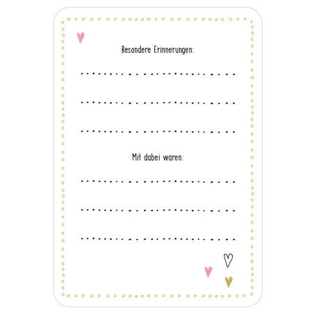 Fotokarten-Box Babys erstes Jahr - Deine Meilensteine