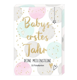 Fotokarten-Box Babys erstes Jahr - Deine Meilensteine