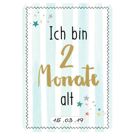 Fotokarten-Box Babys erstes Jahr - Deine Meilensteine