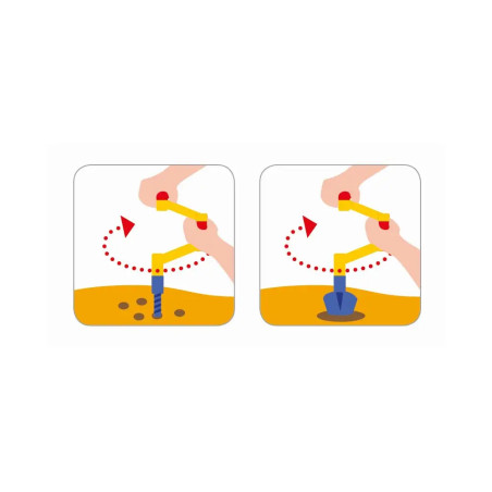 Spielstabil Sandbohrer kombi