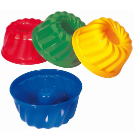 Spielstabil Sandförmchen Gugelhupf classic, 4 Farben sortiert