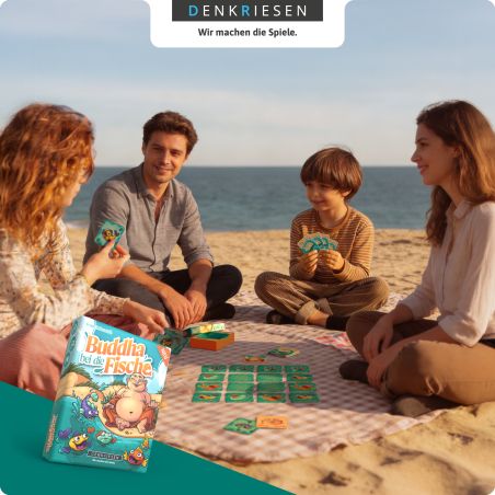 denkriesen Buddha bei die Fische (BF3001) – Humorvoller Ratespaß & Kreativität