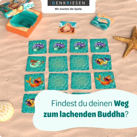 denkriesen Buddha bei die Fische (BF3001) – Humorvoller Ratespaß & Kreativität