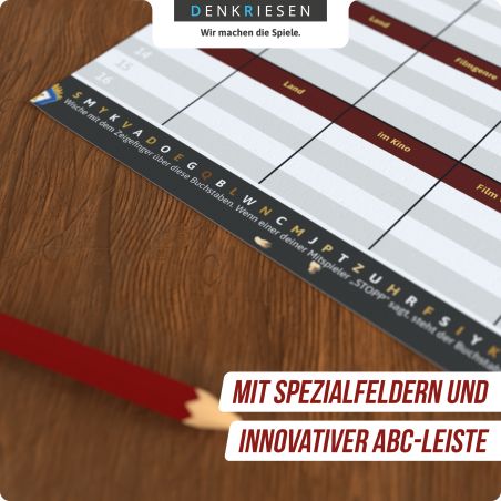 denkriesen Stadt Land Vollpfosten Film Edition | Filmquiz & Ratespiel für Filmabende