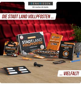 denkriesen Stadt Land Vollpfosten Film Edition | Filmquiz & Ratespiel für Filmabende