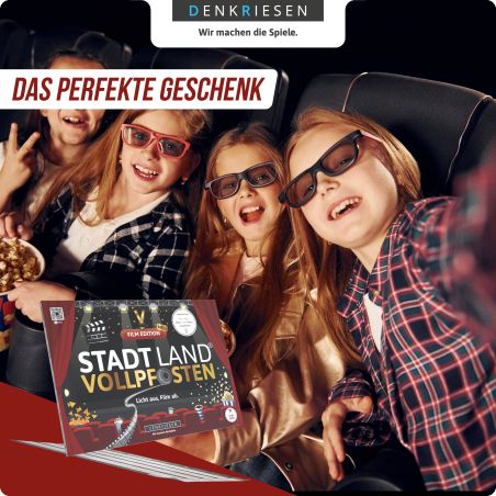 denkriesen Stadt Land Vollpfosten Film Edition | Filmquiz & Ratespiel für Filmabende