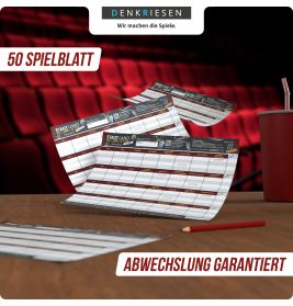 denkriesen Stadt Land Vollpfosten Film Edition | Filmquiz & Ratespiel für Filmabende