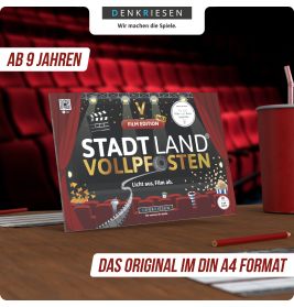 denkriesen Stadt Land Vollpfosten Film Edition | Filmquiz & Ratespiel für Filmabende