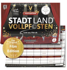 denkriesen Stadt Land Vollpfosten Film Edition | Filmquiz & Ratespiel für Filmabende