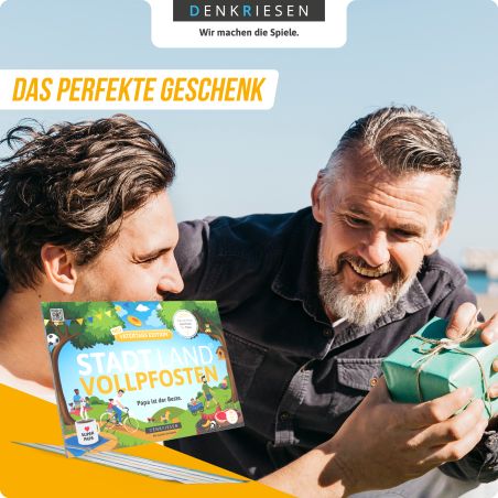 Denkriesen Vatertags Edition 'Papa ist der Beste!' – Ideales Geschenk für Papa