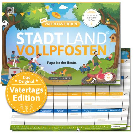 Denkriesen Vatertags Edition 'Papa ist der Beste!' – Ideales Geschenk für Papa