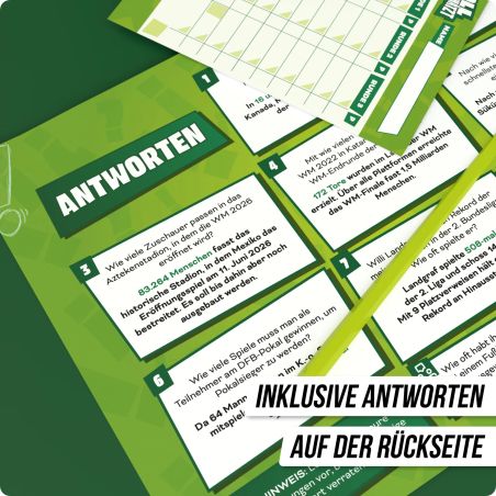 denkriesen VOLL VERSCHÄTZT! Fußball Edition | Interaktives Quizspiel für Fußballfans