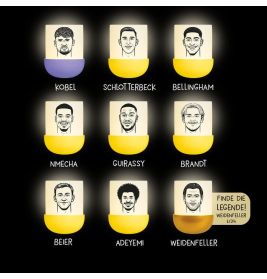 MegaLight® Eggy´s Mystery Lights BVB Edition – Leuchtende Überraschungs-Figuren für Fans