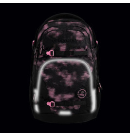 Hama Schulrucksack PORTER Pink Illusion - Ergonomisch & Flexibel | Nachhaltig