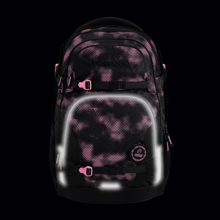 Hama Schulrucksack PORTER Pink Illusion - Ergonomisch & Flexibel | Nachhaltig