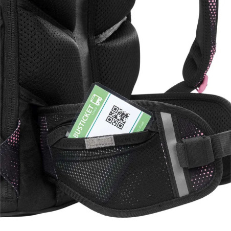 Hama Schulrucksack PORTER Pink Illusion - Ergonomisch & Flexibel | Nachhaltig