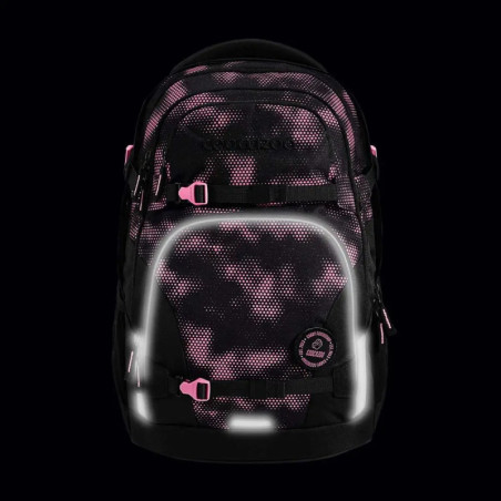 Hama Schulrucksack PORTER Pink Illusion - Ergonomisch & Flexibel | Nachhaltig