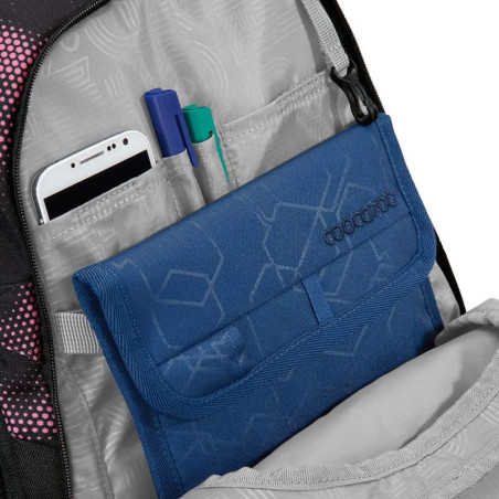 Hama Schulrucksack PORTER Pink Illusion - Ergonomisch & Flexibel | Nachhaltig