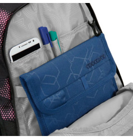 Hama Schulrucksack PORTER Pink Illusion - Ergonomisch & Flexibel | Nachhaltig